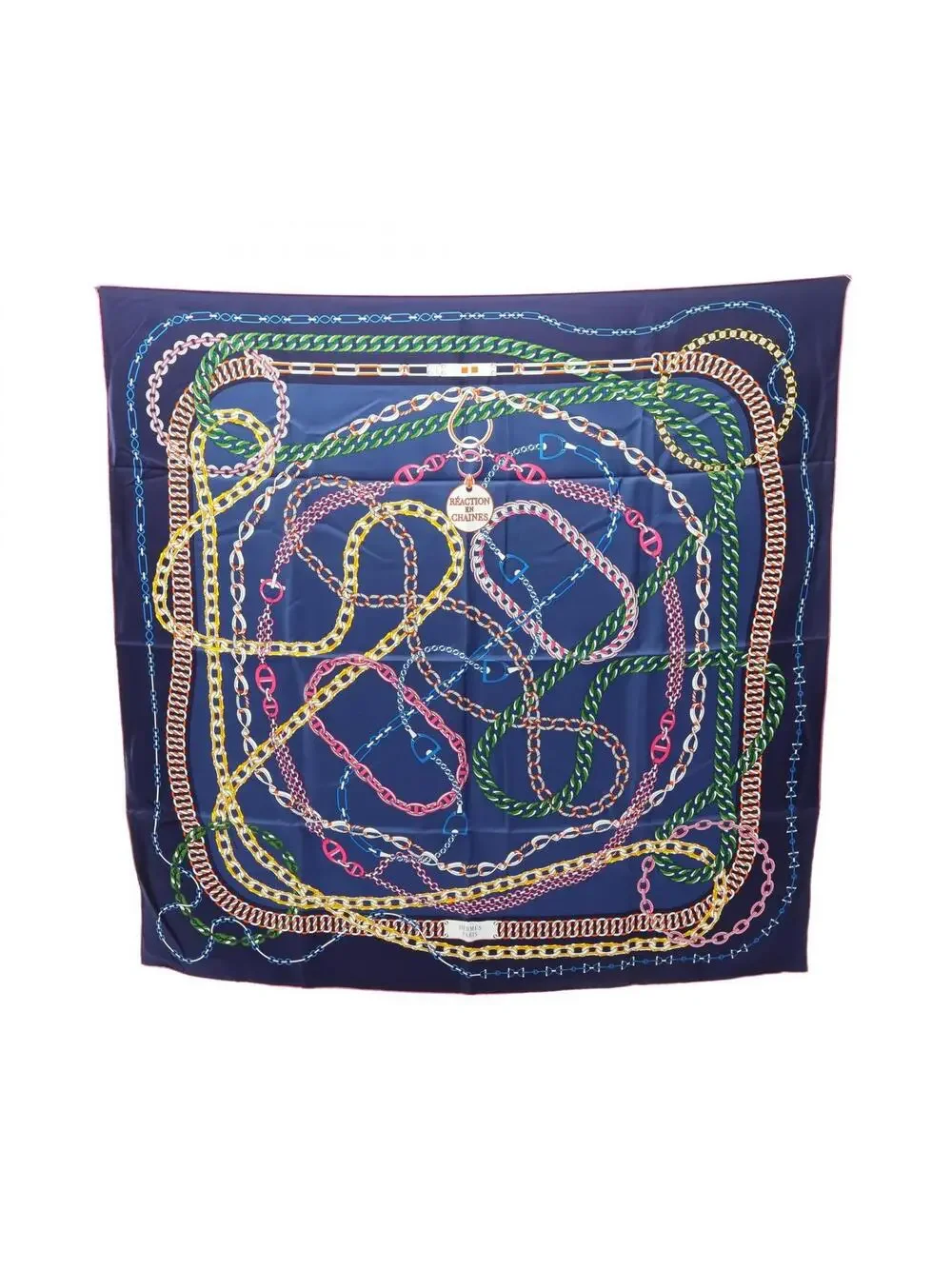 Hermes Carre90 Reaction En Chaines #309471H42B